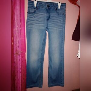 Cat & Jack girls bootcut super stretch light blue jeans size 12